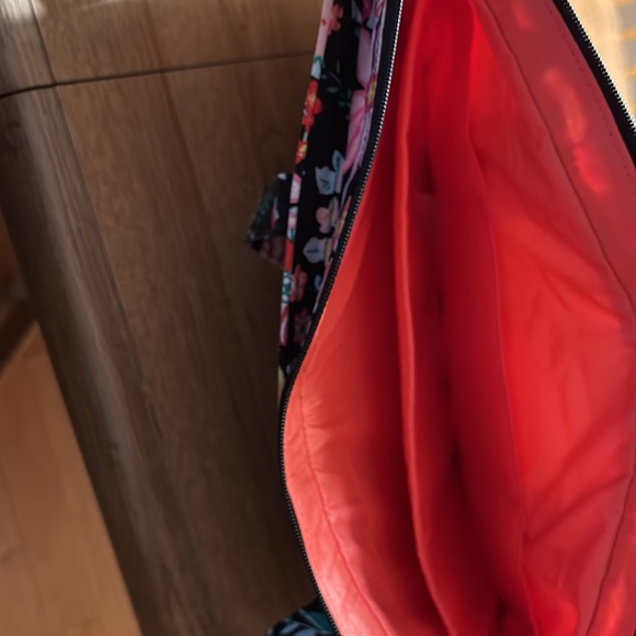 NWT Vera Bradley Turnlock Large Tote - Tangerine Twist - Picture 4 of 5